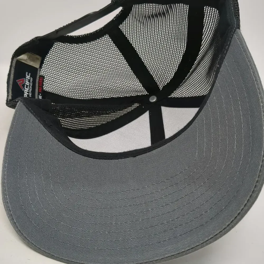 Pacific Headwear Trucker Hat Gray One Size 30 Year Anniversary Doucet Survey